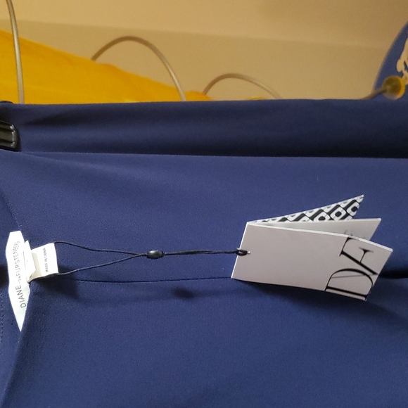 DIANE von FURSTENBERG Preston Wide Leg Pants⭐Stunning Fit. Georgeous BLUE - Picture 2 of 8